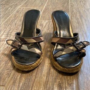 Burberry wedges